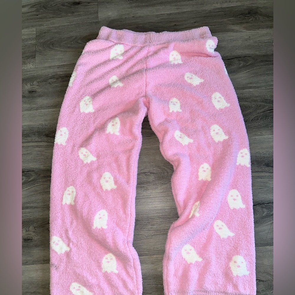 Tiktok viral ghost pink sweatpants pajamas